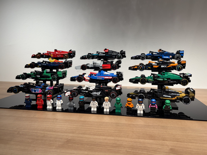 Display case for 12 F1 models