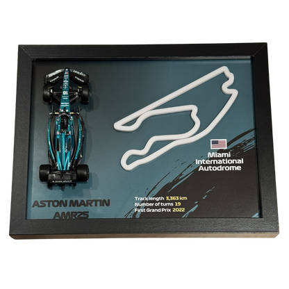 Ramka z Modelem F1 – Twój Zespół i Tor