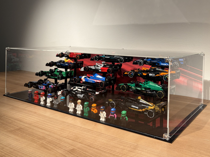 Display case for 12 F1 models