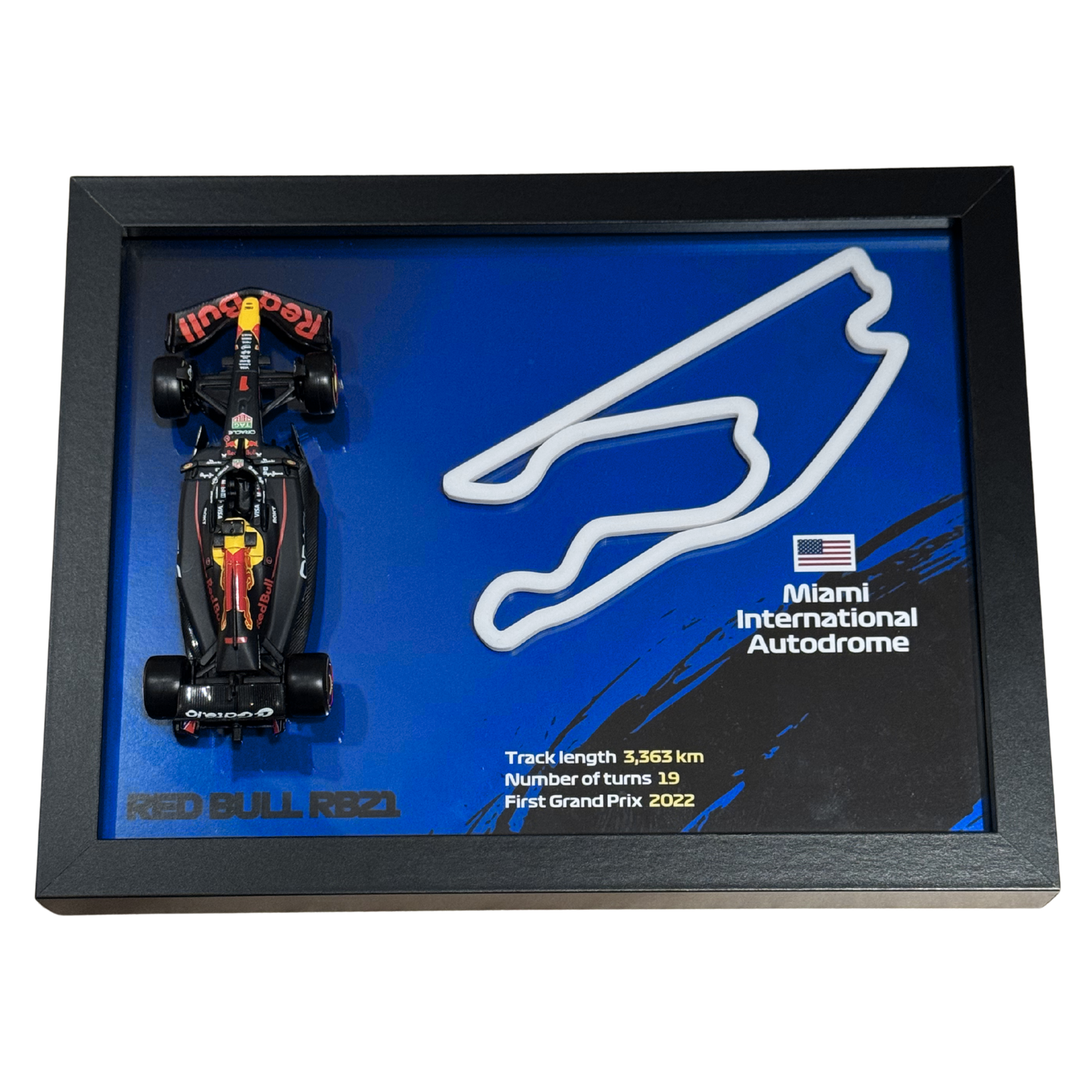 Ramka z Modelem F1 – Twój Zespół i Tor