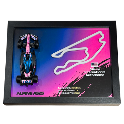 Ramka z Modelem F1 – Twój Zespół i Tor