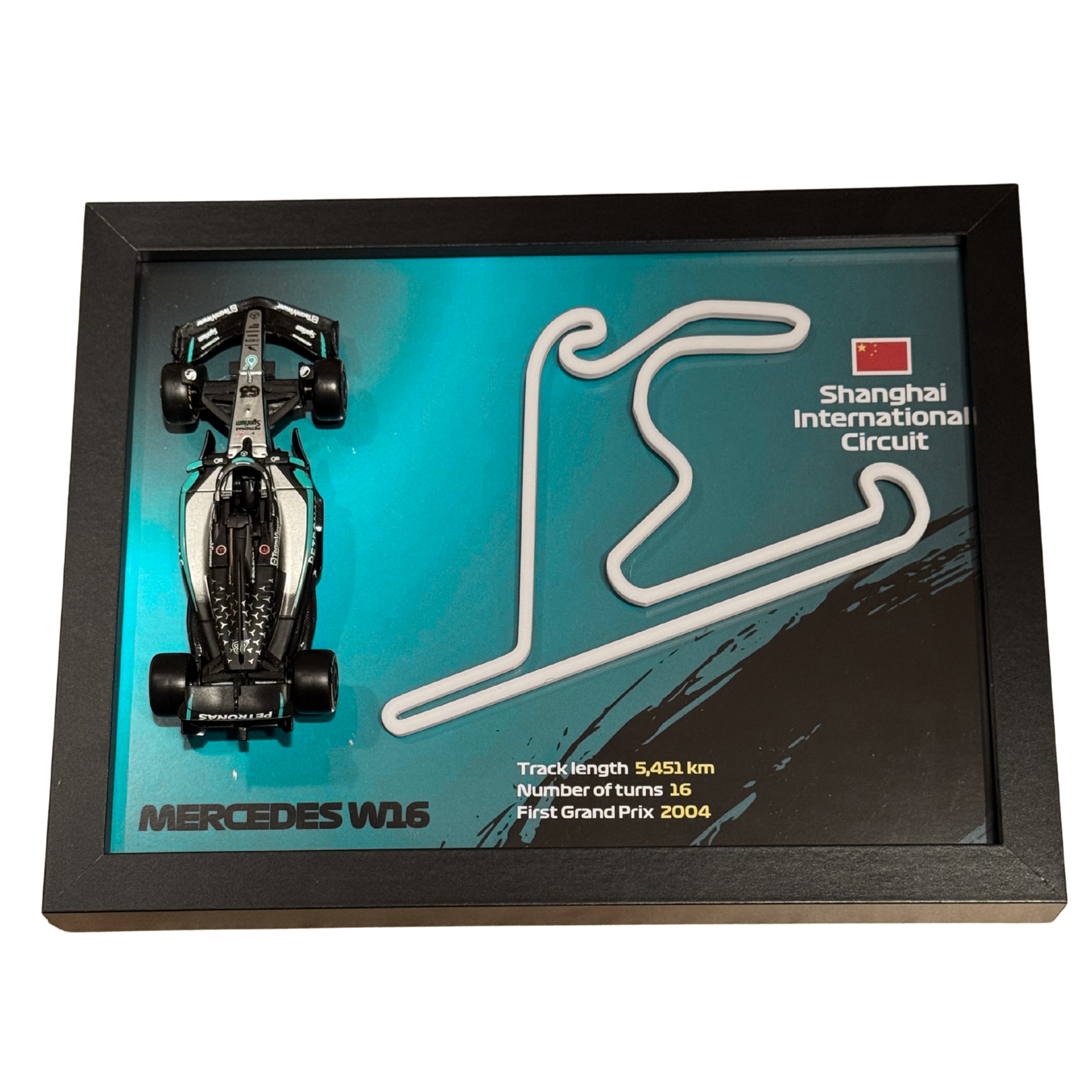 Ramka z Modelem F1 – Twój Zespół i Tor