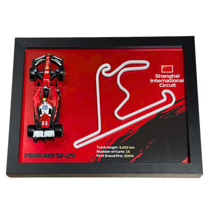 Ramka z Modelem F1 – Twój Zespół i Tor