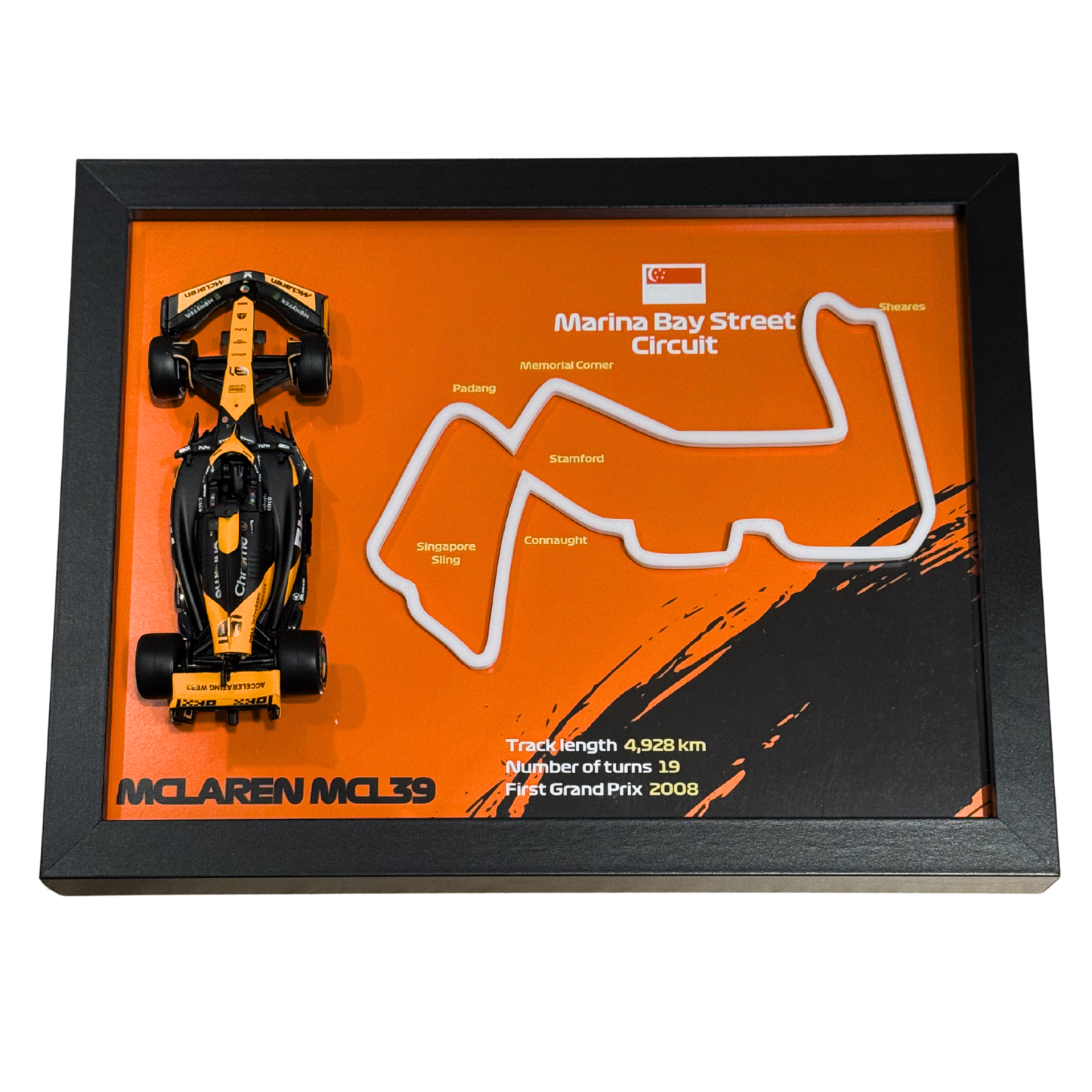 Ramka z Modelem F1 – Twój Zespół i Tor