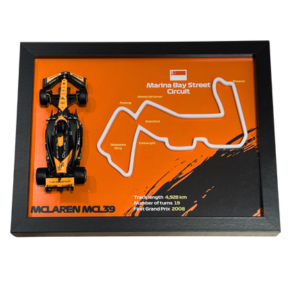 Ramka z Modelem F1 – Twój Zespół i Tor