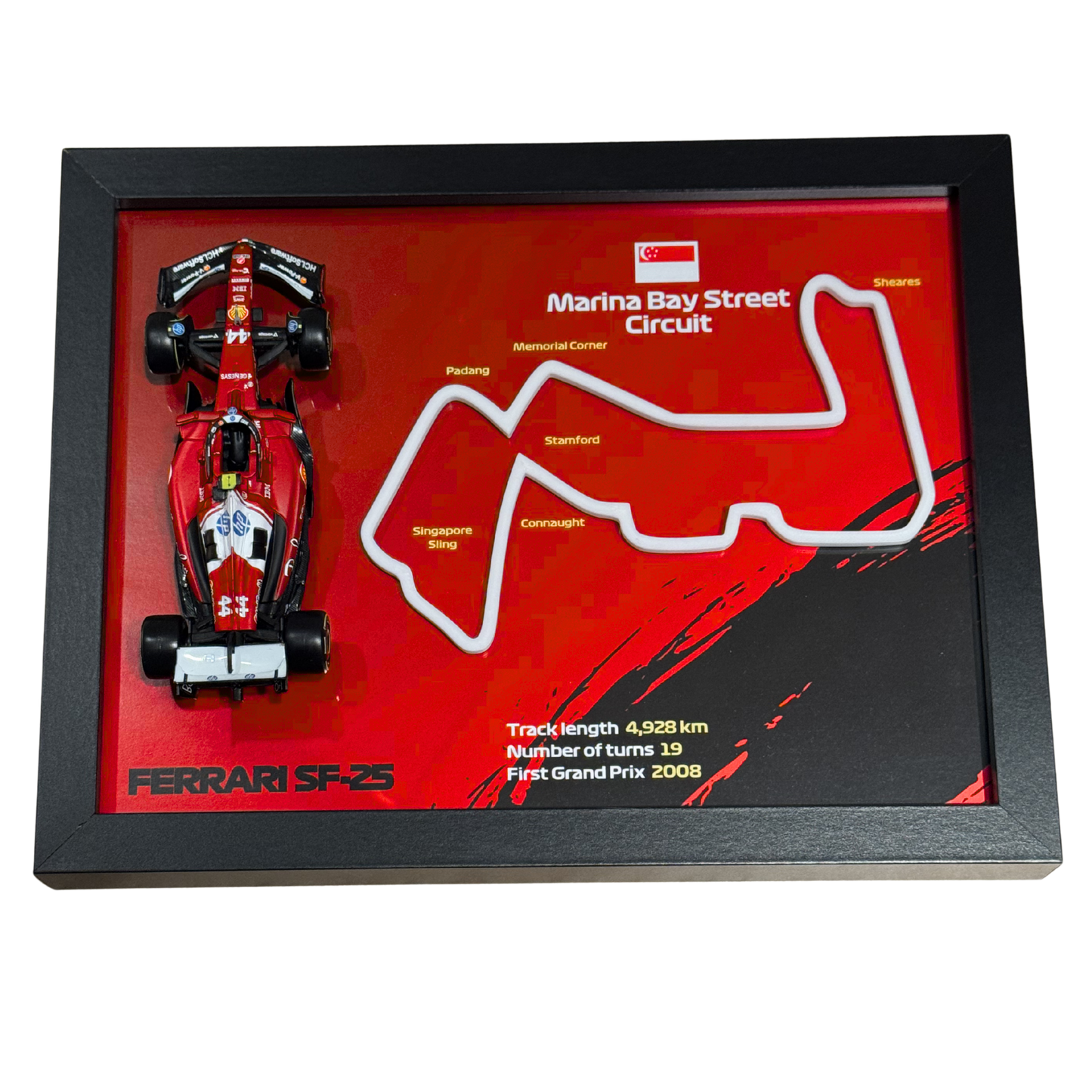 Ramka z Modelem F1 – Twój Zespół i Tor