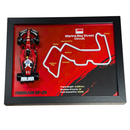 Ramka z Modelem F1 – Twój Zespół i Tor