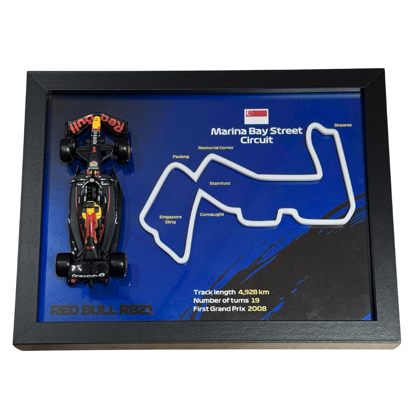 Ramka z Modelem F1 – Twój Zespół i Tor