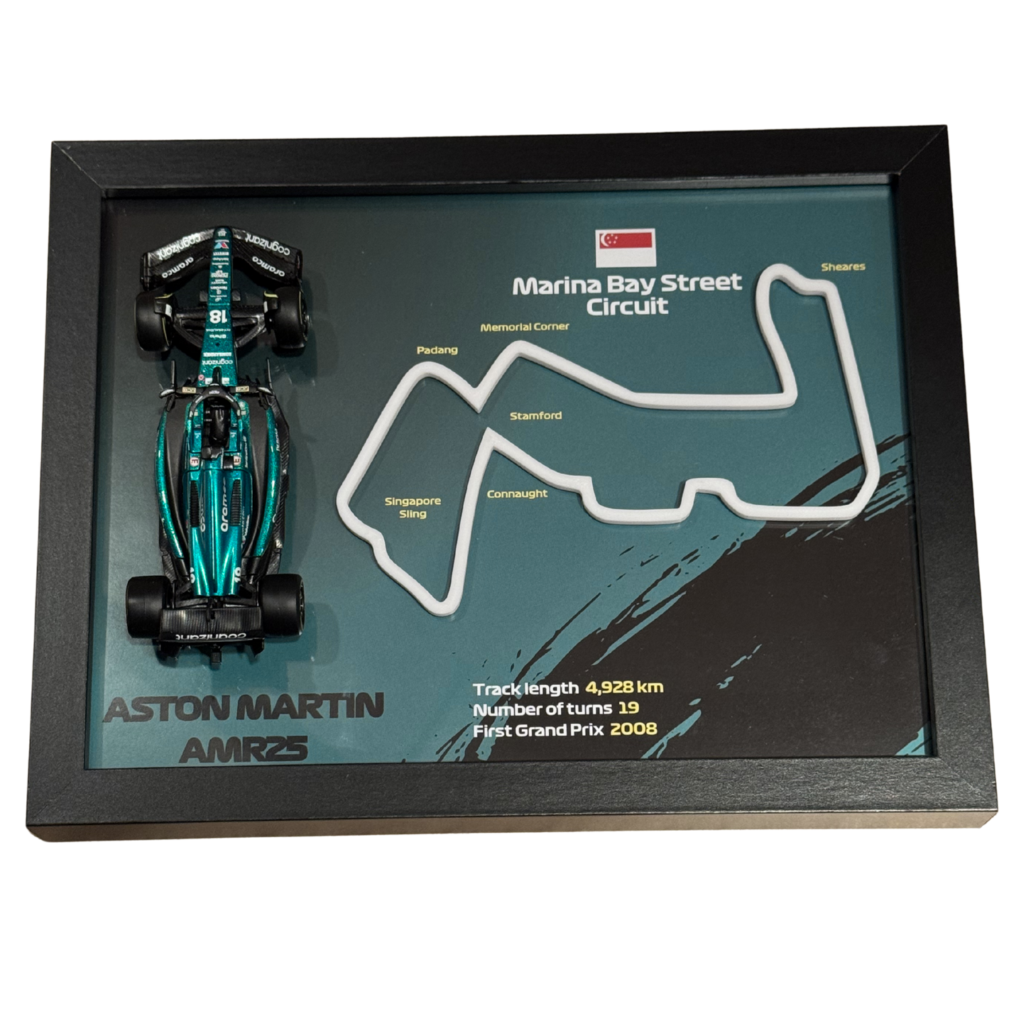 Ramka z Modelem F1 – Twój Zespół i Tor