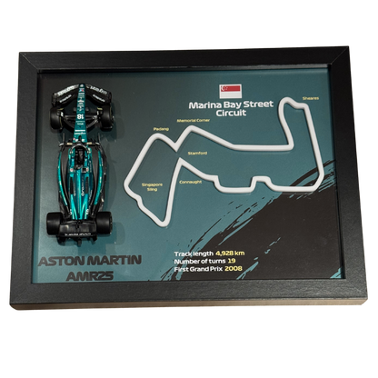 Ramka z Modelem F1 – Twój Zespół i Tor