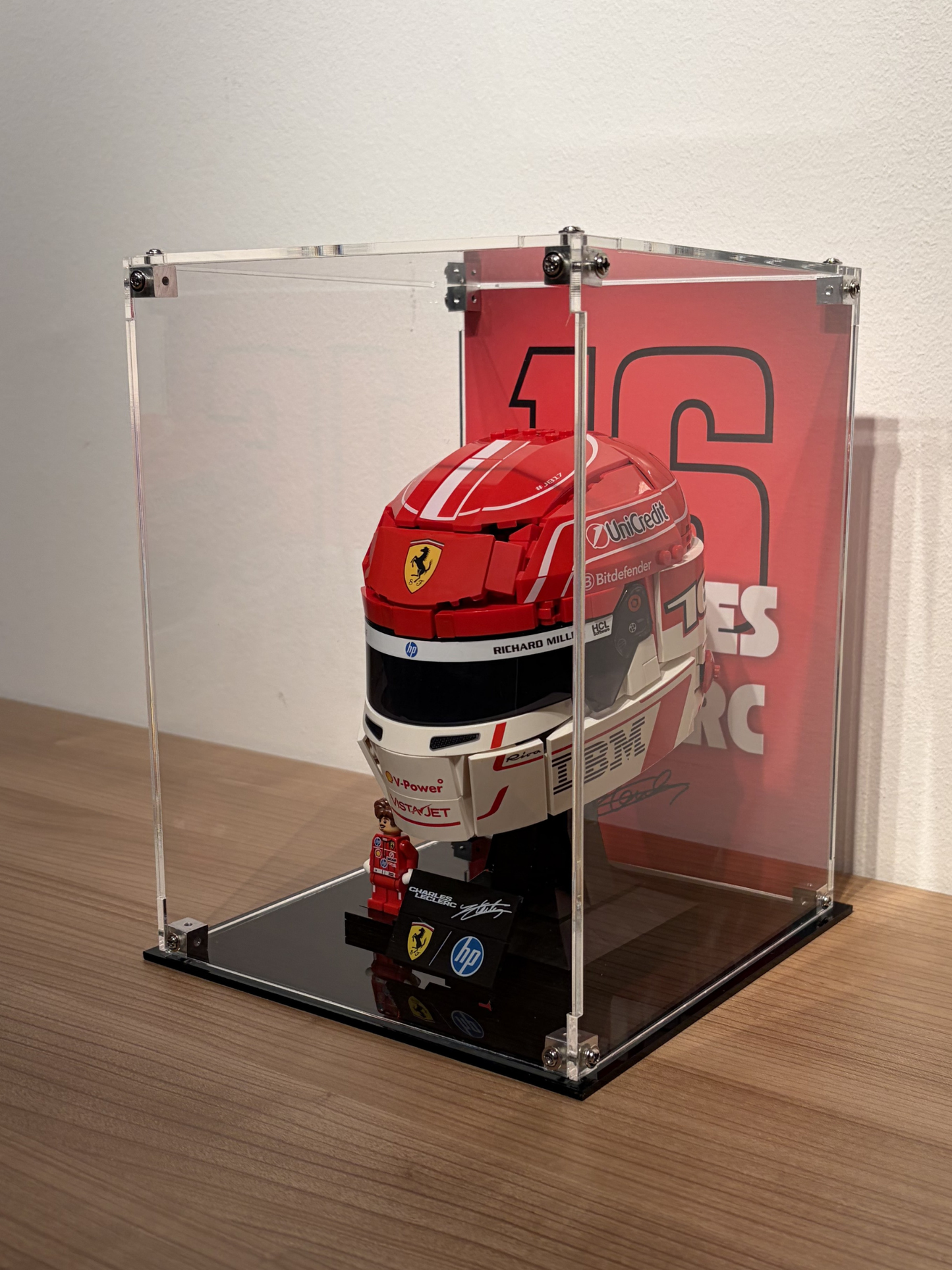 Charles Leclerc Helmet Display Case (43014)