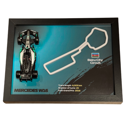 Ramka z Modelem F1 – Twój Zespół i Tor