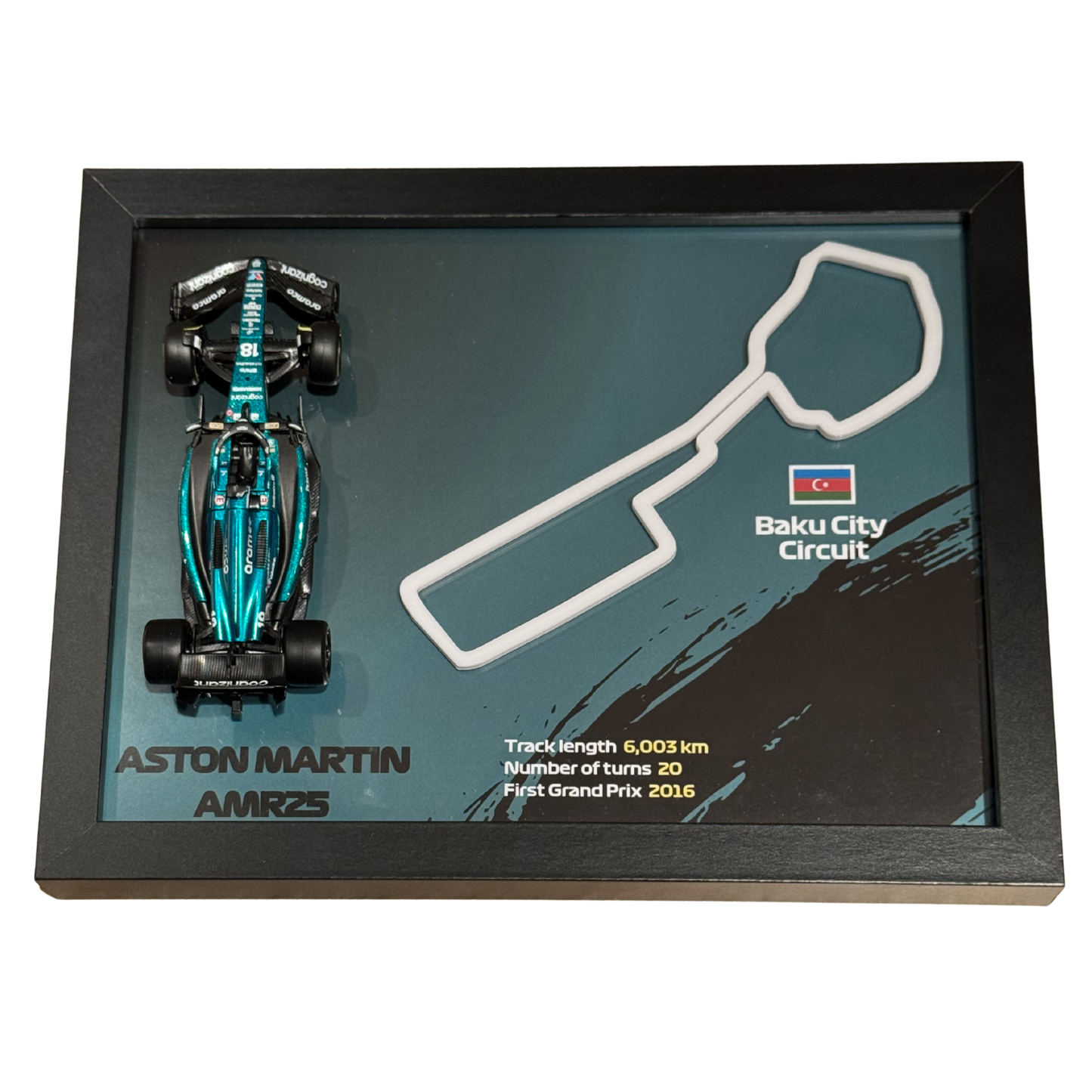 Ramka z Modelem F1 – Twój Zespół i Tor