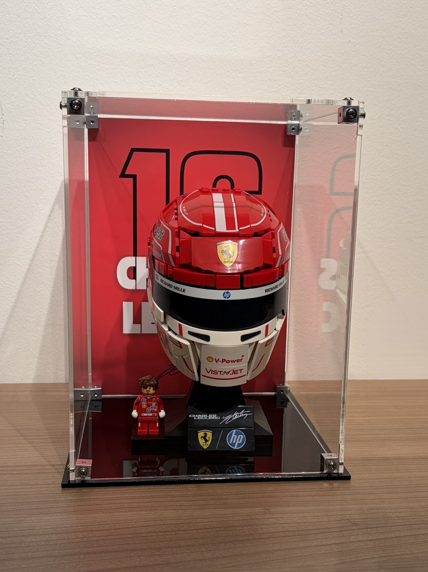 Charles Leclerc Helmet Display Case (43014)