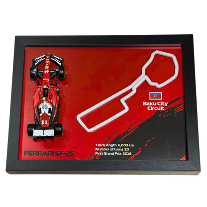 Ramka z Modelem F1 – Twój Zespół i Tor