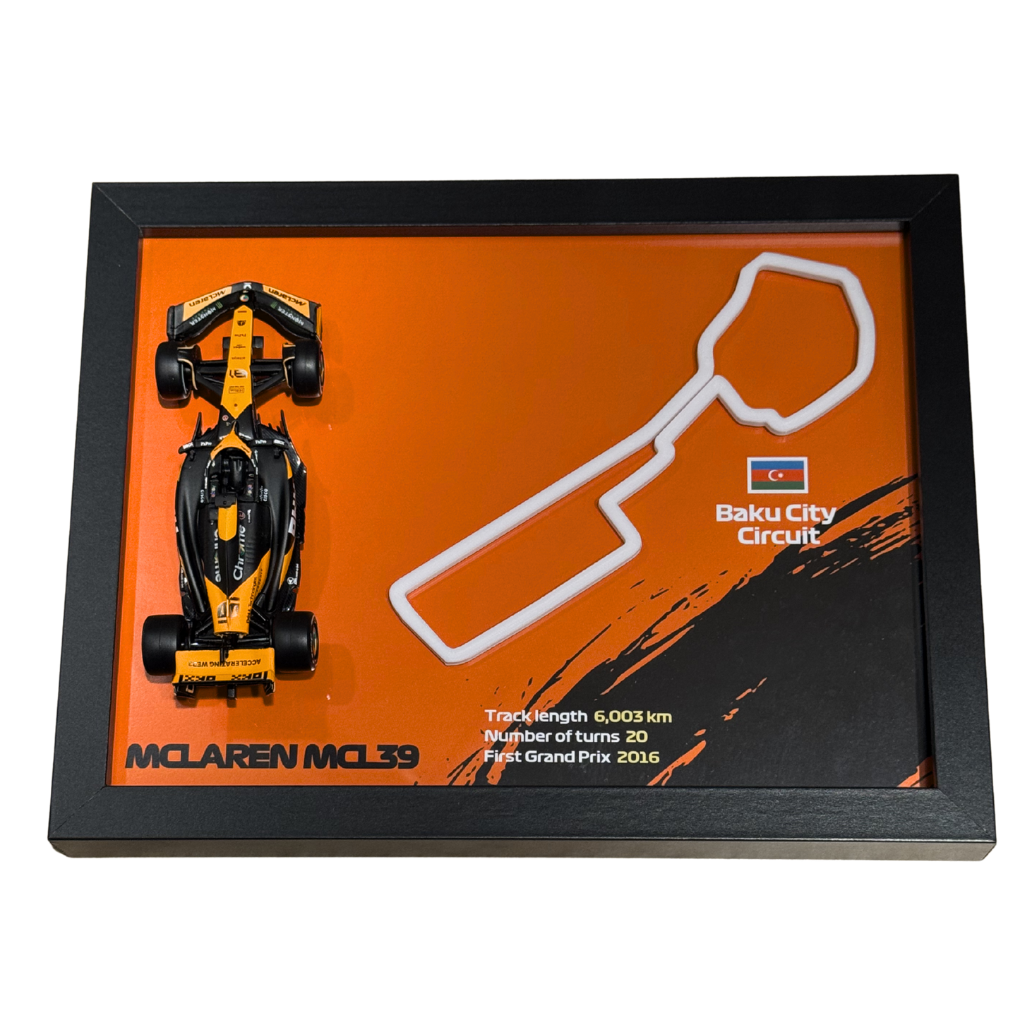 Ramka z Modelem F1 – Twój Zespół i Tor