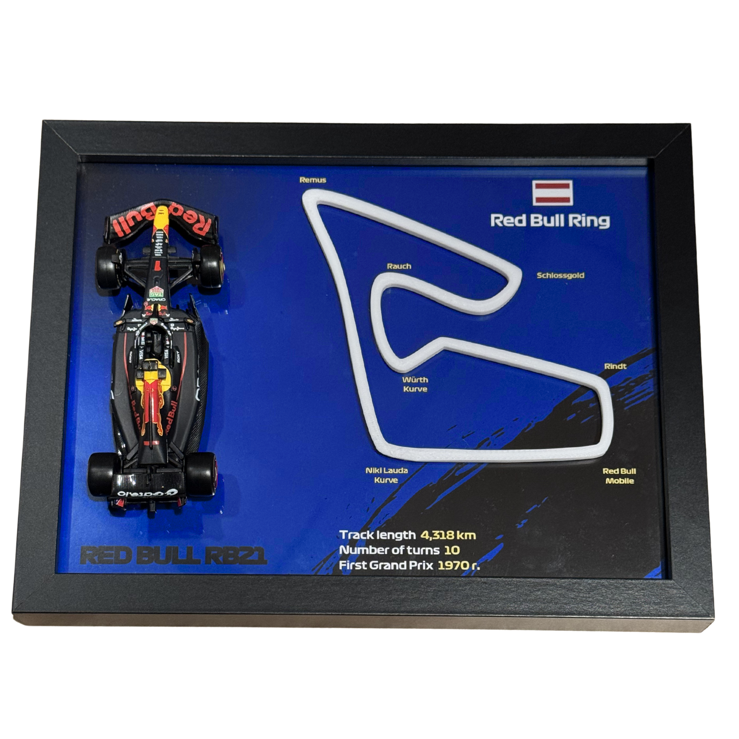 Ramka z bolidem Red Bull - Red Bull Ring