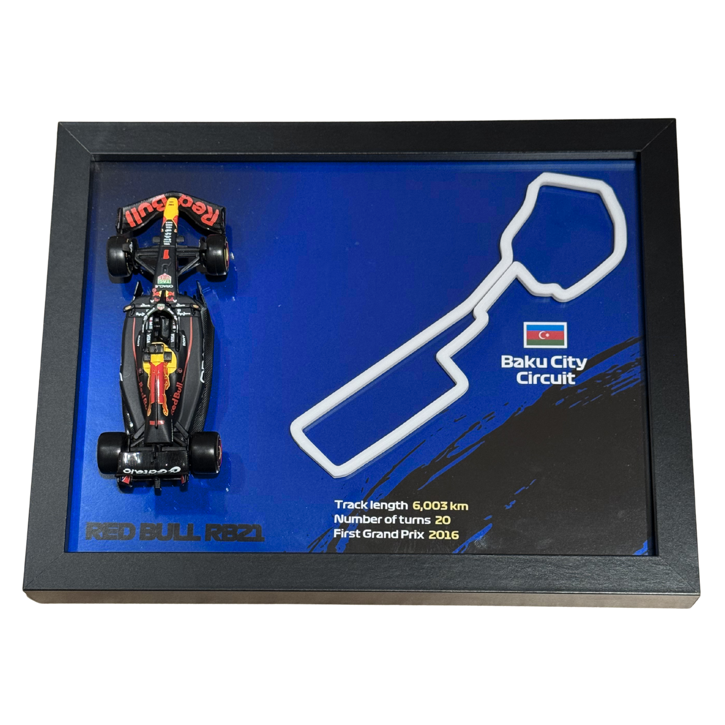 Ramka z Modelem F1 – Twój Zespół i Tor