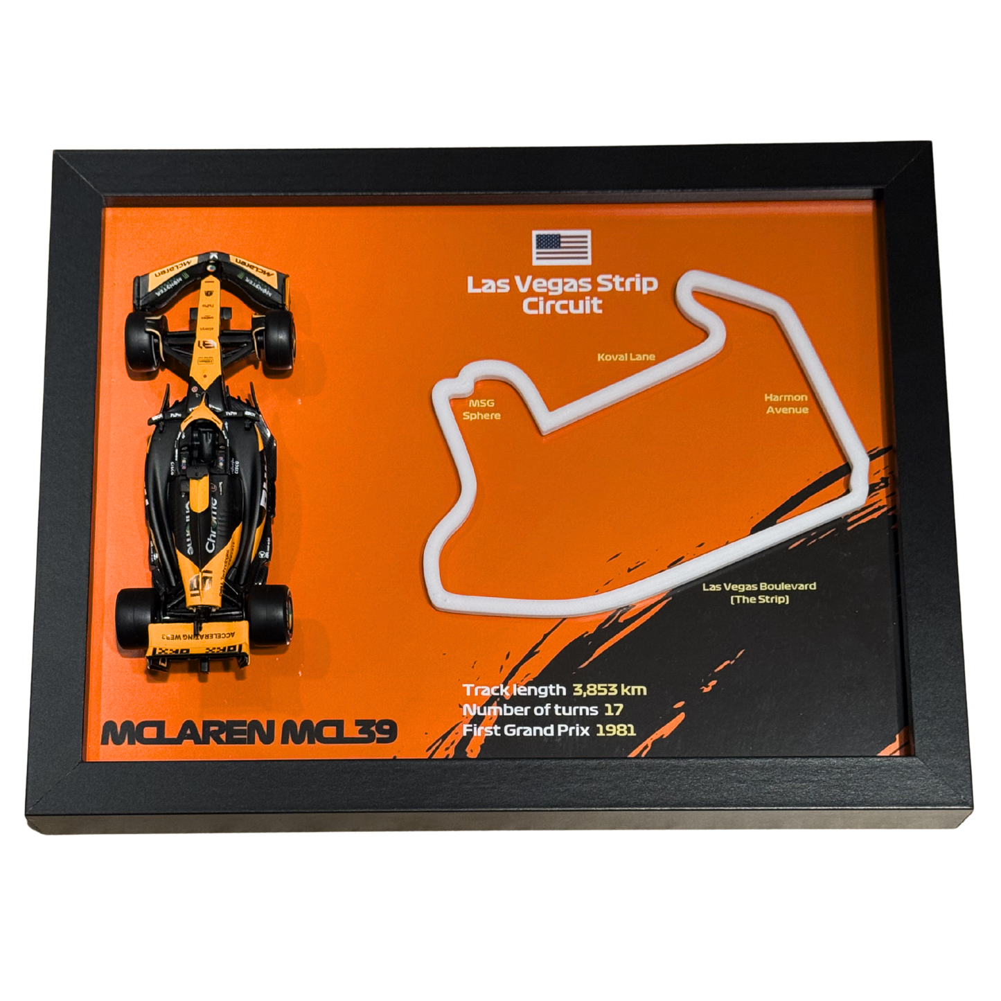 Ramka z Modelem F1 – Twój Zespół i Tor