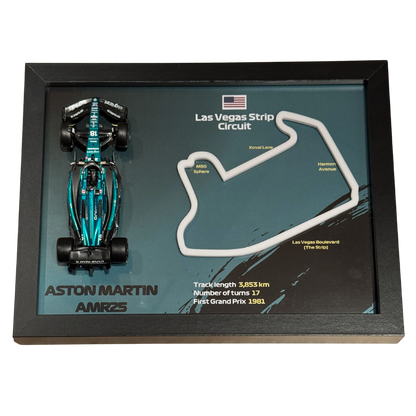 Ramka z Modelem F1 – Twój Zespół i Tor