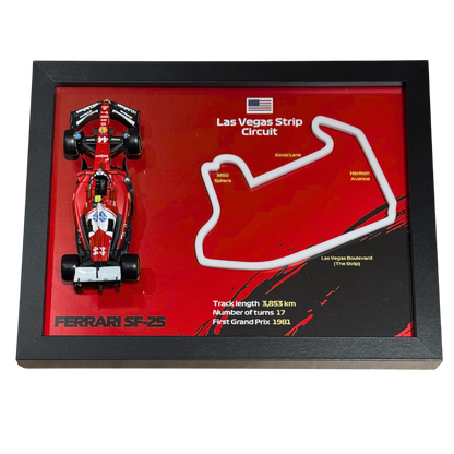 Ramka z Modelem F1 – Twój Zespół i Tor