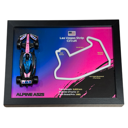 Ramka z Modelem F1 – Twój Zespół i Tor