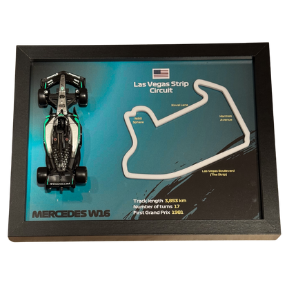 Ramka z Modelem F1 – Twój Zespół i Tor