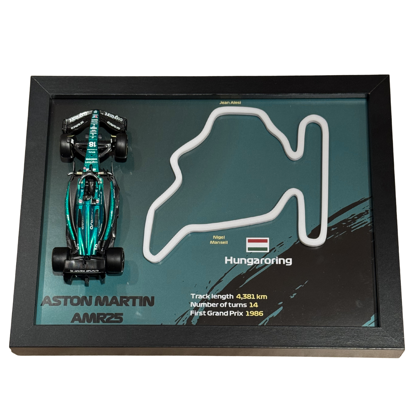 Ramka z Modelem F1 – Twój Zespół i Tor