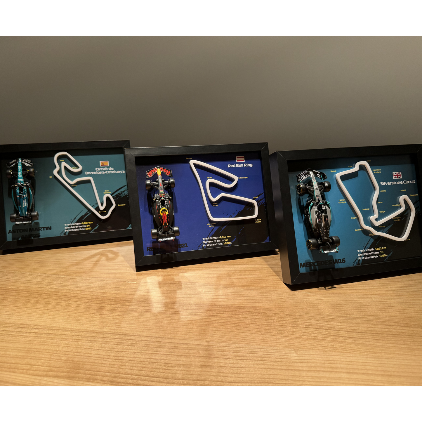 Ramka z Modelem F1 – Twój Zespół i Tor