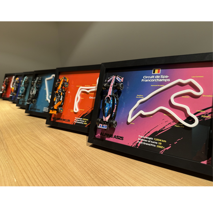 Ramka z Modelem F1 – Twój Zespół i Tor