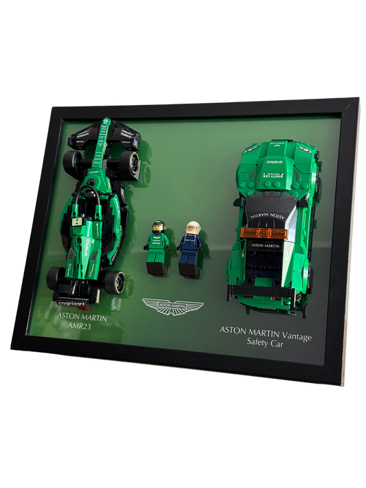 Aston Martin Safety Car & Aston Martin AMR23 frame